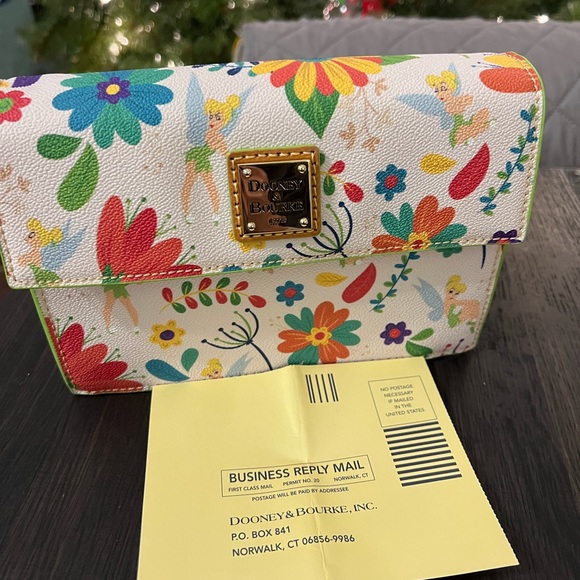 Disney Tinker Bell Crossbody Bag Dooney & Bourke Flower & Garden Festival 2019 - Picture 6 of 7